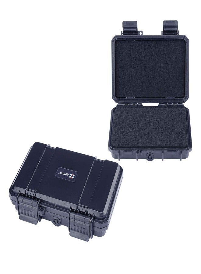 Lykus HC-1710 Mini Hard Case Dry Box with Foam Insert, Interior Size 6.54x3.94x1.46 inch, IP66 Splash-Proof - Image 1