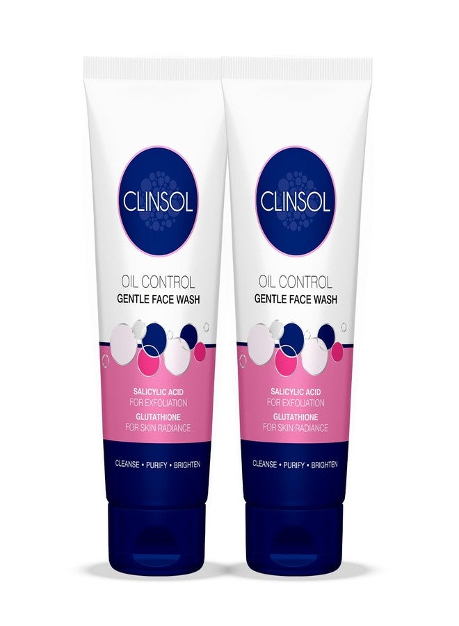 Leeford Clinsol Oil Control Facewash - Pack of 2 (70g Each) | Helps to Prevent Acne, Excessive Oil & Deep Cleanses Dirt & Impurities | Paraben Free | Dermatologically Tested | For all Skin Types - Image 1