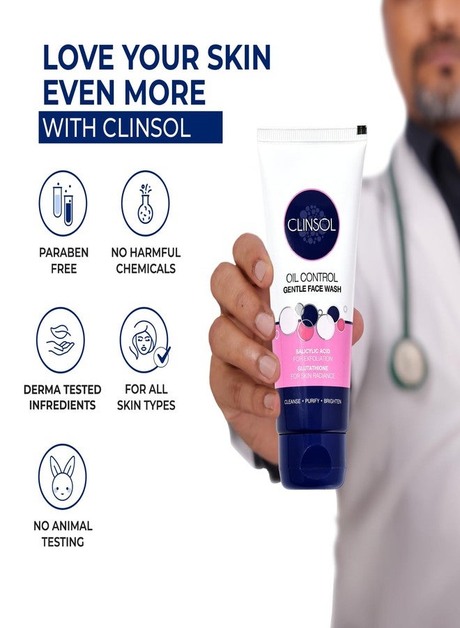 Leeford Clinsol Oil Control Facewash - Pack of 2 (70g Each) | Helps to Prevent Acne, Excessive Oil & Deep Cleanses Dirt & Impurities | Paraben Free | Dermatologically Tested | For all Skin Types - Image 5