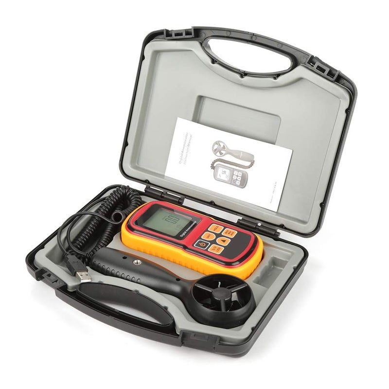 Digital Anemometer Handheld Wind Speed Temperature Meter Backlight LCD Display Portable - Image 2