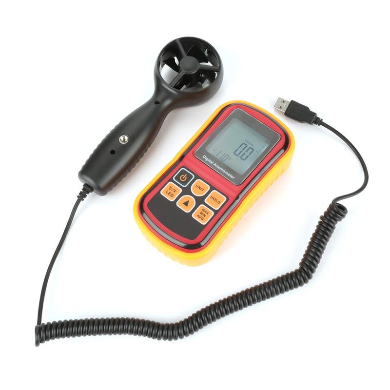 Digital Anemometer Handheld Wind Speed Temperature Meter Backlight LCD Display Portable - Image 3