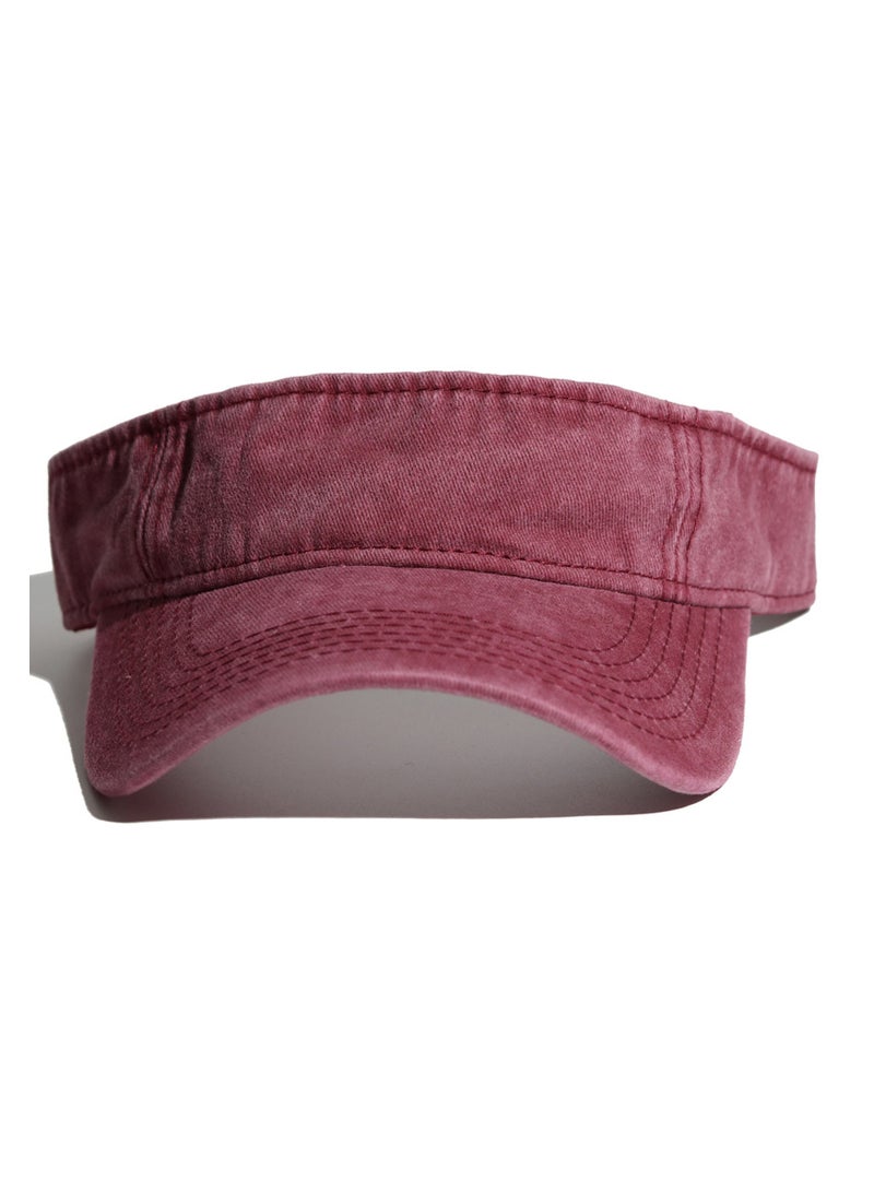 Sports Sun Visor Hats，Cotton Adjustable Sun Caps for Men Women - Image 2