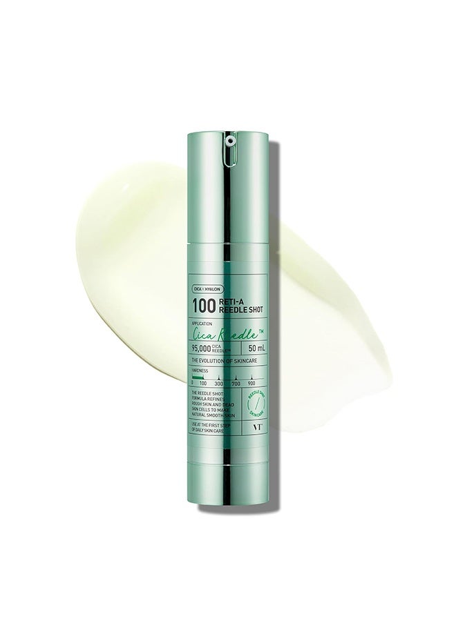 VT Reti-A Reedle Shot 100 Essence,Daily Face Essence, Centella Complex, Hyaluronic Acid, Green Propolis Extract for All Skin Type, 50ml - Image 1
