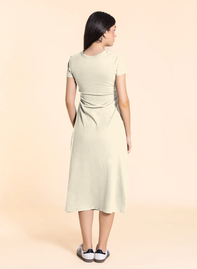 SHAPES Ruched Knit Dress