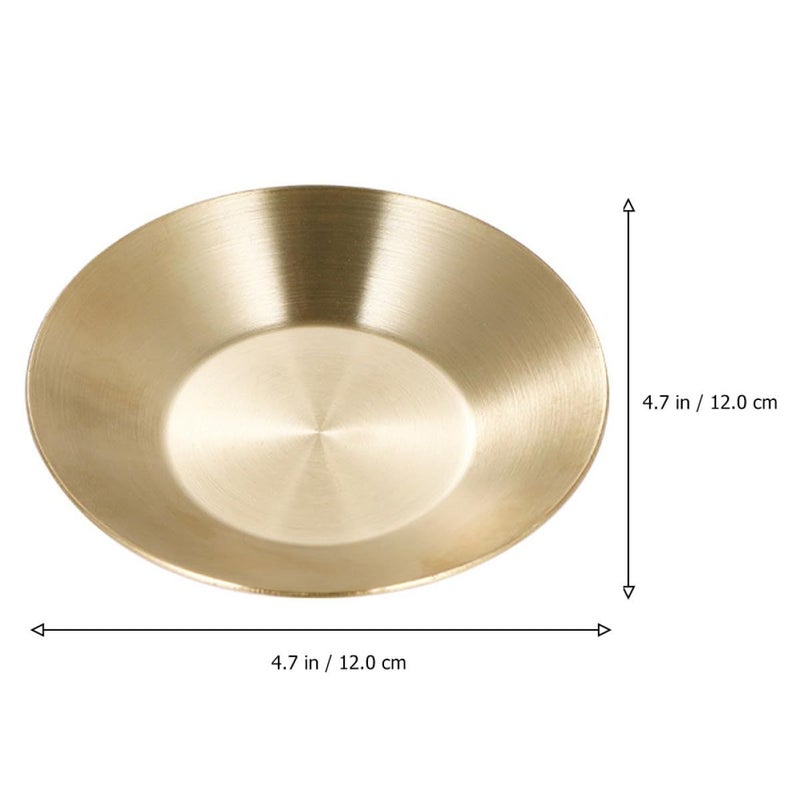 2pcs 12cm 304 Stainless Steel Sauce Dishes Multi Use Serving Dipping Bowls - Image 3