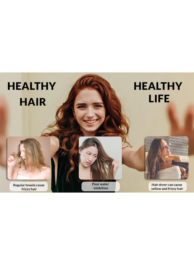 Radiant Queen Hair Plopping Towel, Pure TShirt Cotton - Plop Wrap for Drying Wet Curls - Cap Ideal forWomen, Girls and Kids - Quick Dry Head Turban and Super Absorbent Anti Frizz Curly HairAccessories (Cappuccino) - Image 4