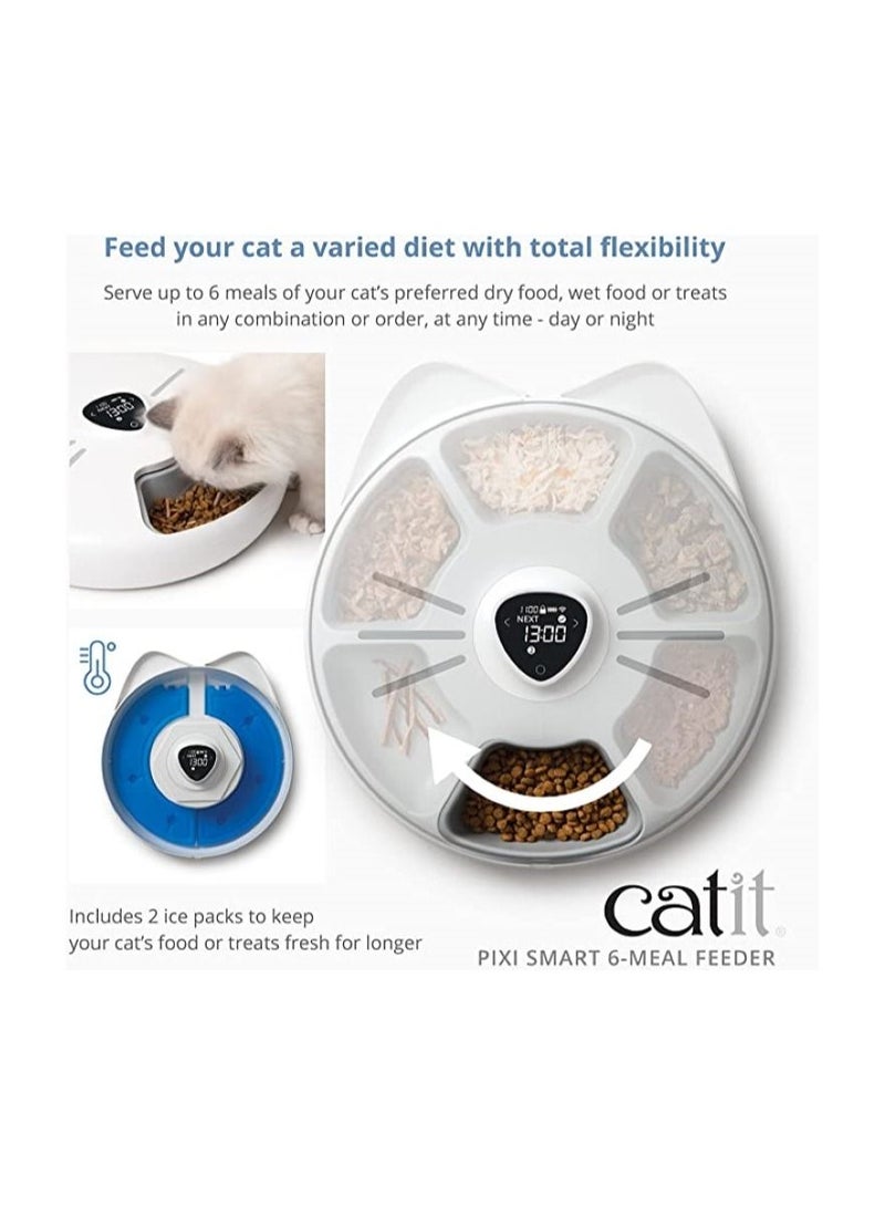 Catit خزانة طعام بيكسي الذكية 6 وجبات - Image 2
