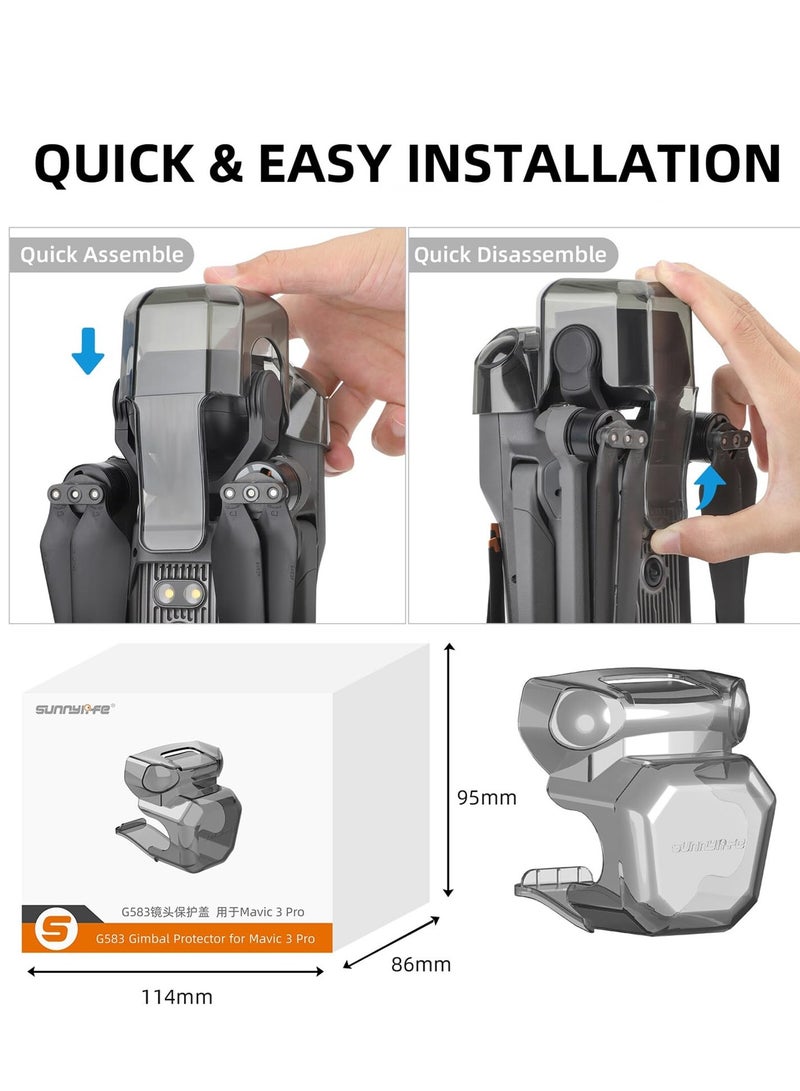 Mavic 3 Pro Lens Cap - DJI Drone Accessory, Gimbal Protector & Vision System Cover for Enhanced Protection  - Image 5