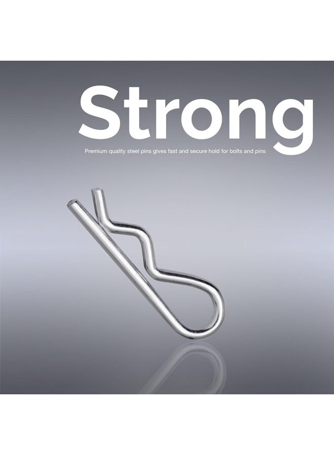 مجموعة متنوعة من دبابيس الربط 50457A، 150 قطعة من مشابك الفولاذ المطلية بالزنك، دبابيس ربط صغيرة للاستخدام في نظام قفل دبوس الربط، دبابيس ربط متنوعة، مجموعة متنوعة من دبابيس الشعر، مشابك R - Image 3