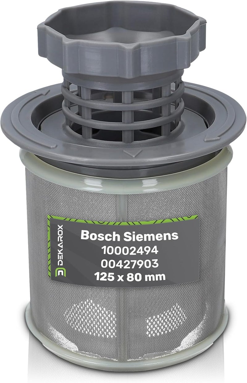 Dekarox Sieve Set Fine and Coarse for Bosch Siemens 10002494 00427903 427903 for Dishwasher Dishwasher 3 Pieces - Image 1