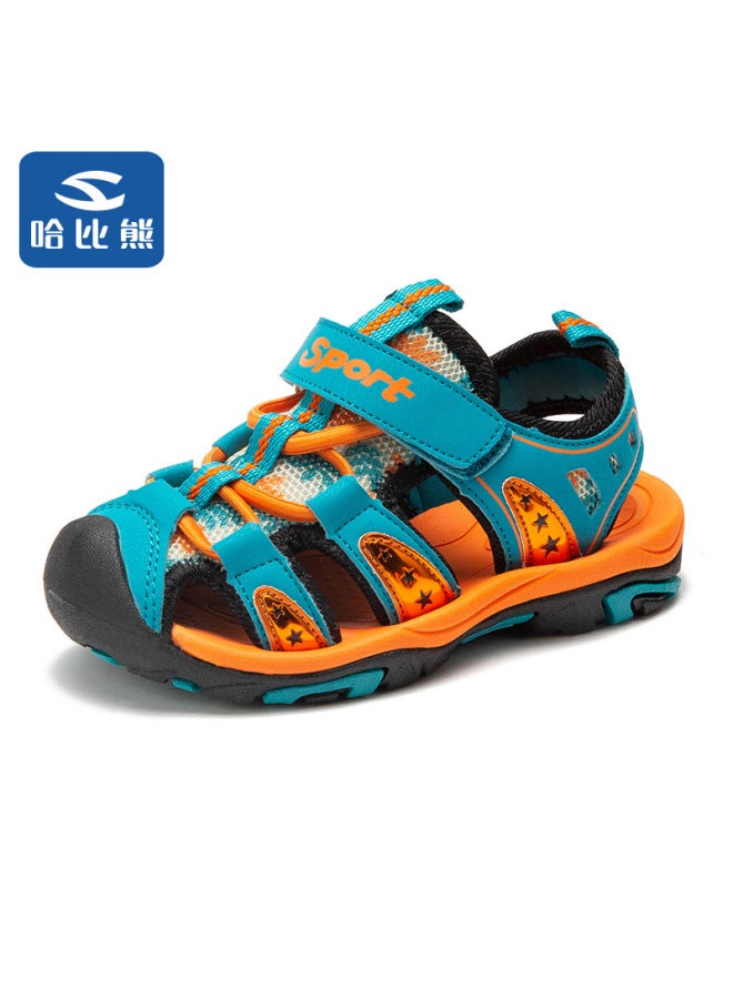 Jinjiang Children's Shoes Boys Sandals  Summer New Korean Style Girls' Middle And Large Children's Baotou Children's Beach Shoes Dropshipping