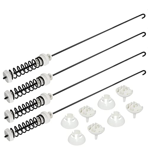 Blutoget Updated WTW4800XQ4 WTW4800XQ1 RTW4640YQ1 ATW4675YQ1 W10780048 W10257088 Washer Suspension Rod Kit by Blutoget-W10257087 Fit for Whirlpool WTW4800XQ2 May-tag Ken-more Admiral Amana Roper washer 4Pack - Image 1