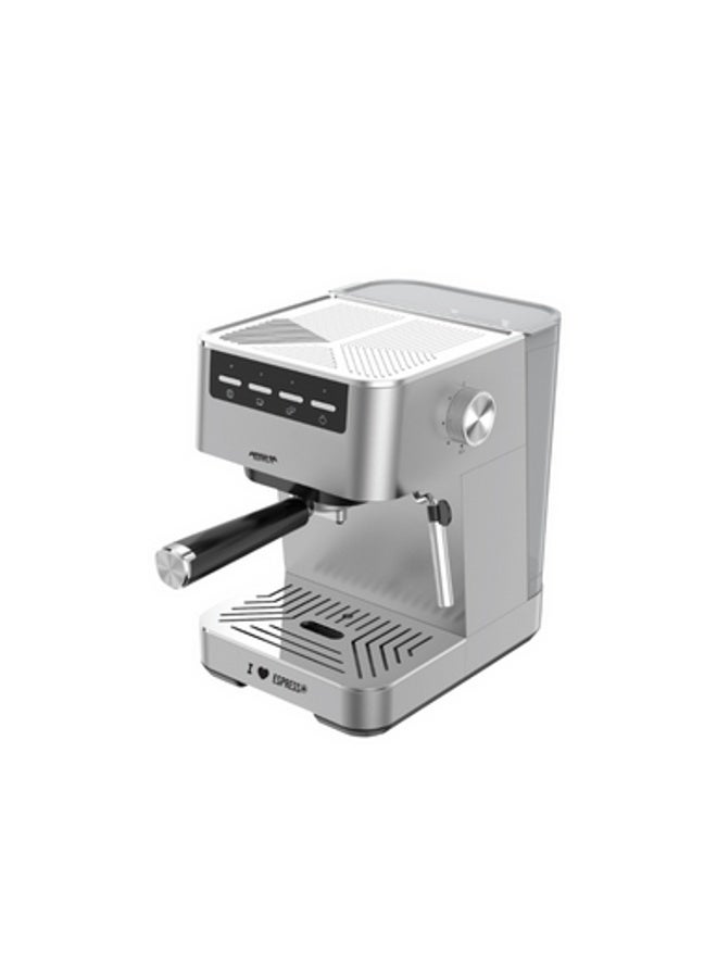 Arshia Espresso Coffee Machine – with Steam Wand – Stainless Steel Design - Image 2