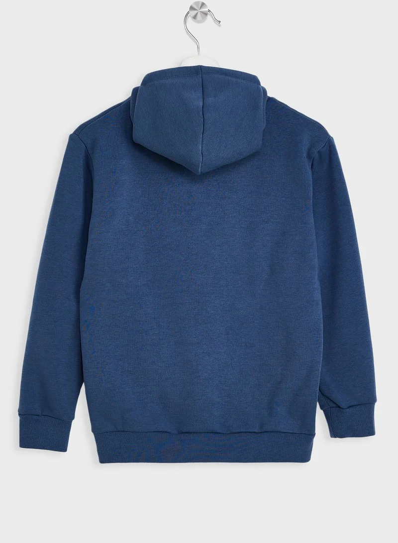 The Giving Movement Kids Lounge Regular Zip Hoodie