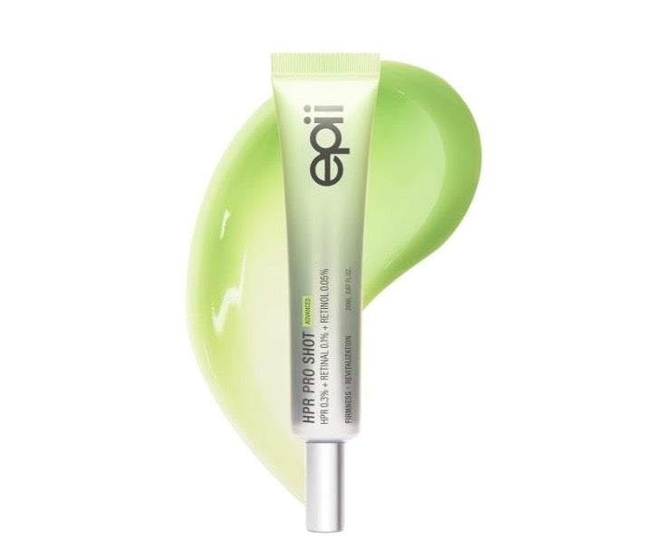 epii كريم HPR PRO SHOT ثلاثي الريتينويد لشد البشرة - مرطب مضاد للتقدم في السن بلطف مع 0.3% HPR 0.1% ريتينال 0.05% ريتينول - كريم وجه مهدئ للعناية بالبشرة الكورية لخطوط دقيقة وتجاعيد وملمس 20mL - Image 1