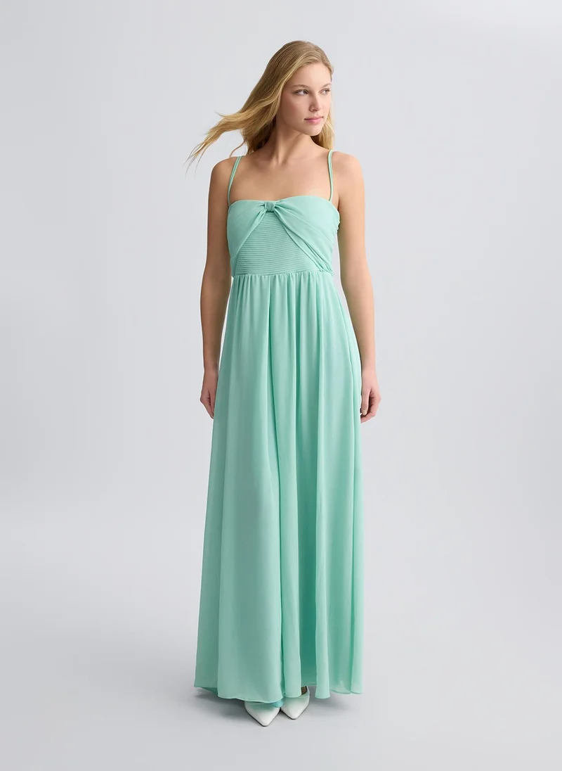 Liu Jo Long elegant aqua green dress