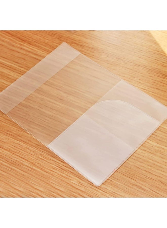 10durable passport covers with multiple card slots, scratch resistant and protective for documents - transparent version - Image 1