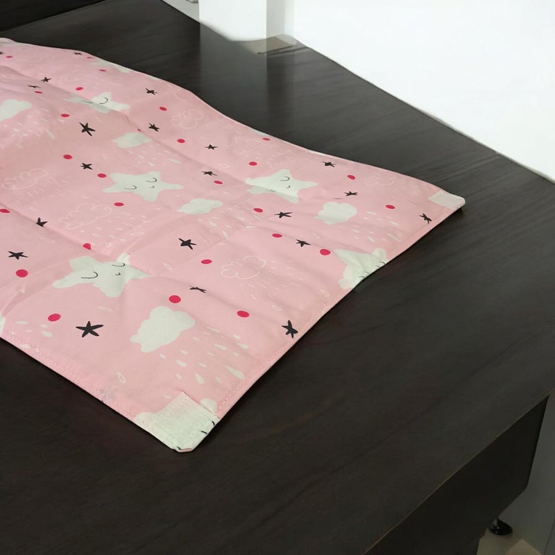 Fabrify Baby Bed Protecting Mat, Cotton and Plastic, (Multicolour) - Image 4
