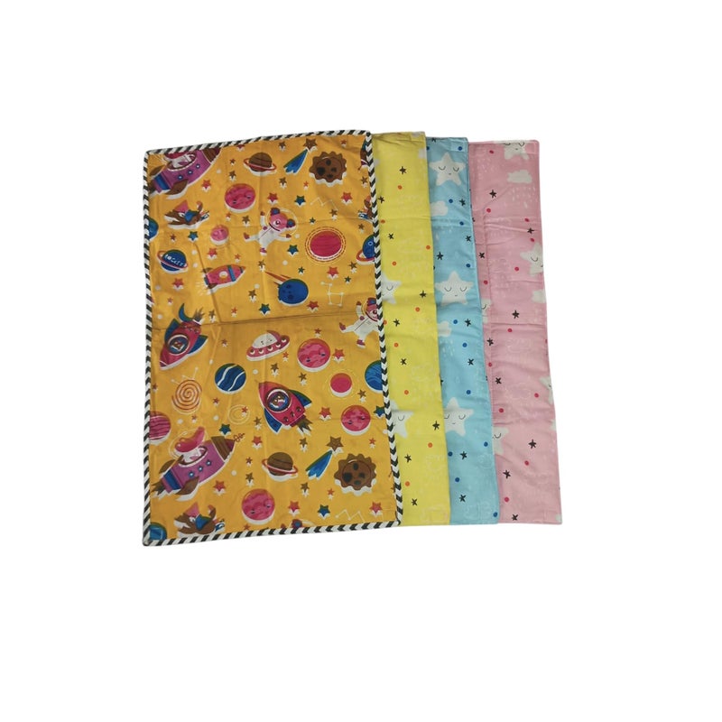 Fabrify Baby Bed Protecting Mat, Cotton and Plastic, (Multicolour) - Image 1