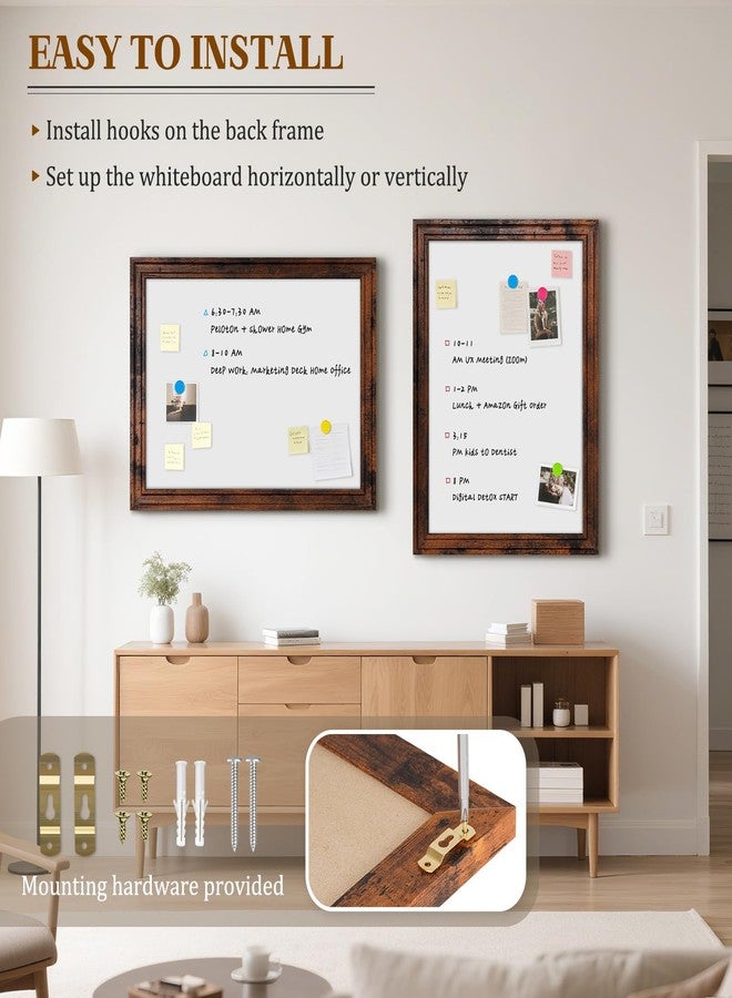 QUEENLINK MDF Frame White Board 36“x24” - Image 5