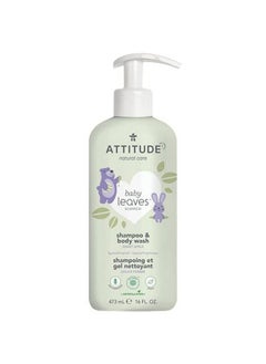 Attitude 2In1 Hair Shampoo And Body Wash Ewg Verified Plant And Mineralbased Ingredients Vegan And Crueltyfree Personal Care Products For Baby Sweet Apple 16 Fl Oz  - Image 1