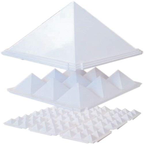 ACS Plastic Pyramid Set for Home and Office18 x 18 x 2 cm300 GramsMulti color - Image 1