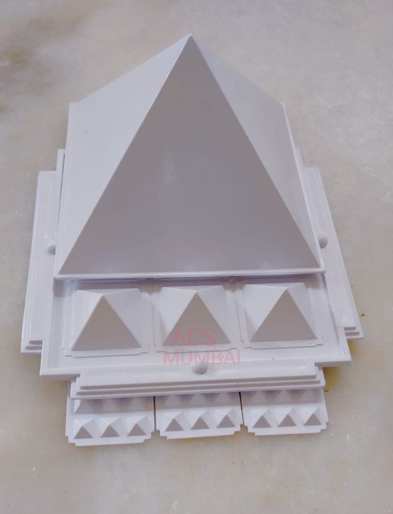 ACS Plastic Pyramid Set for Home and Office18 x 18 x 2 cm300 GramsMulti color - Image 2