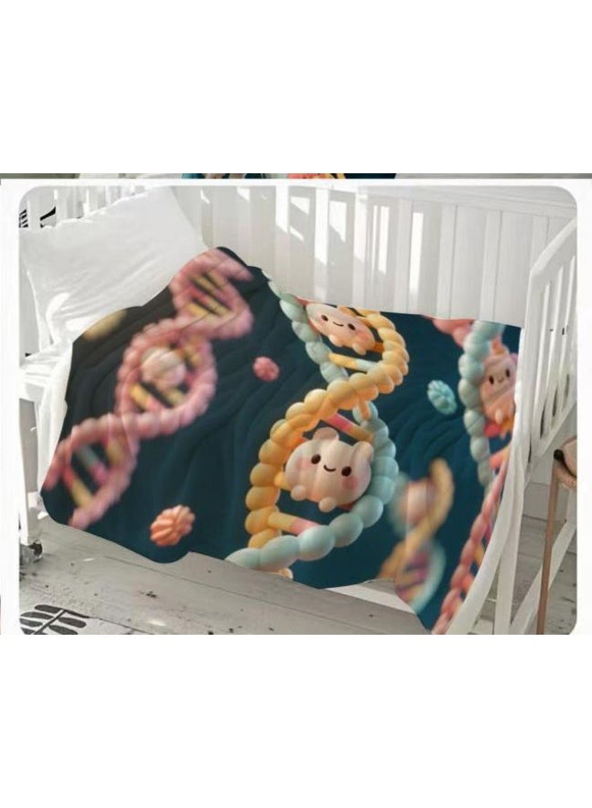 عام بطانية رقيقة من الفانيلا (دافئة ومريحة، ومناسبة للنوم واستخدام الألعاب وإزالة الغبار ومقاومة للرمل) 150 سم * 200 سم - 285 - Image 3