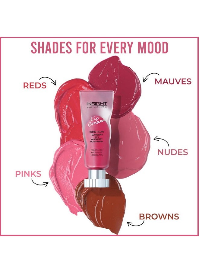 Insight - Cosmetics Lip Cream| Hydro Filling Technology With Antioxidan Moisturising| With Benefits Of Avocado Oil & Coconut Oil| 5.5 Gm (Brigid) - Image 1
