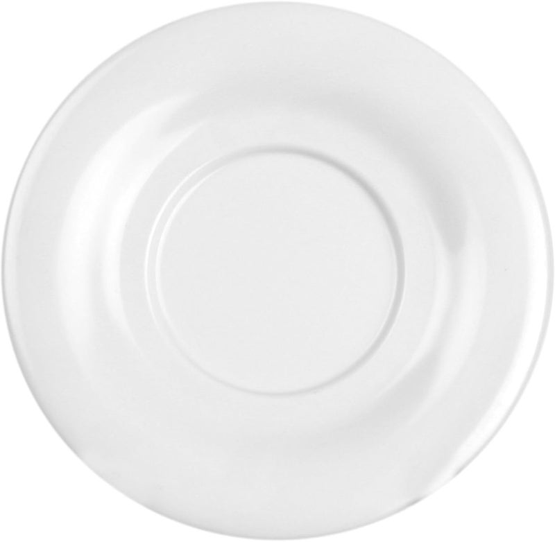 TrueCraftware TrueCraftware 512 Saucer Melamine White Color Set of 12 for Bouillon CupSalad Bowl  Dishwasher Safe BreakResistant Appetizer Dessert Plates Coffee Cup Saucers Drinkware Home Cafe  - Image 4