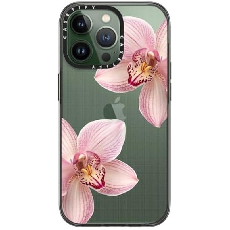 Casetify iPhone 13 Pro Compact Case 【2x Military Grade Drop Test/4ft Drop Protection】 - Orchidia - Black - Image 3