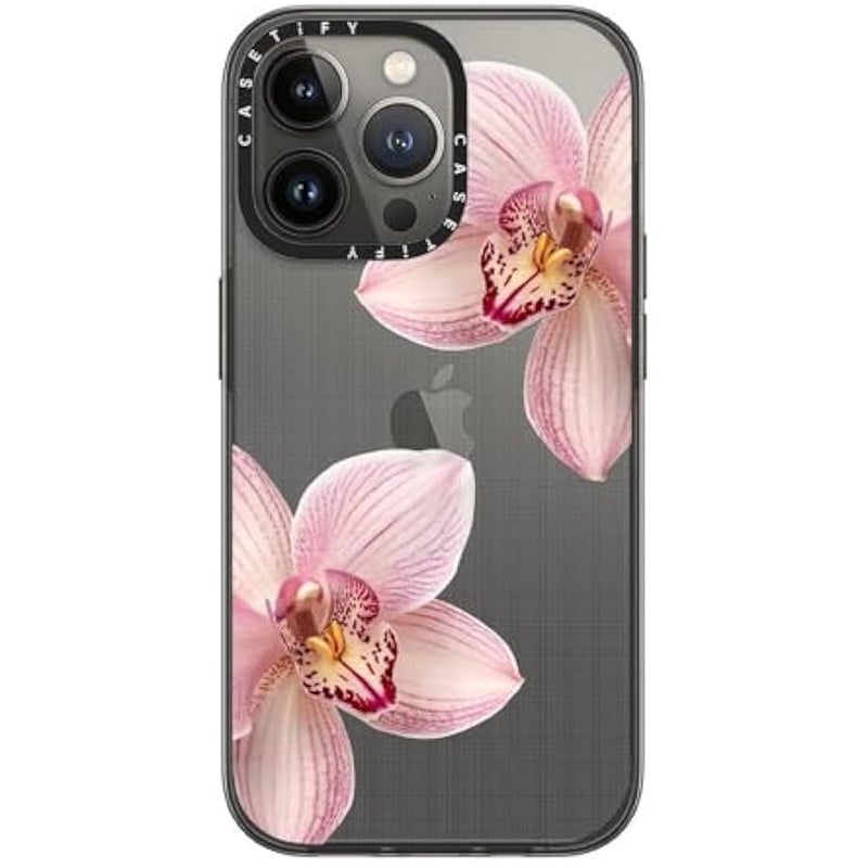Casetify iPhone 13 Pro Compact Case 【2x Military Grade Drop Test/4ft Drop Protection】 - Orchidia - Black - Image 4