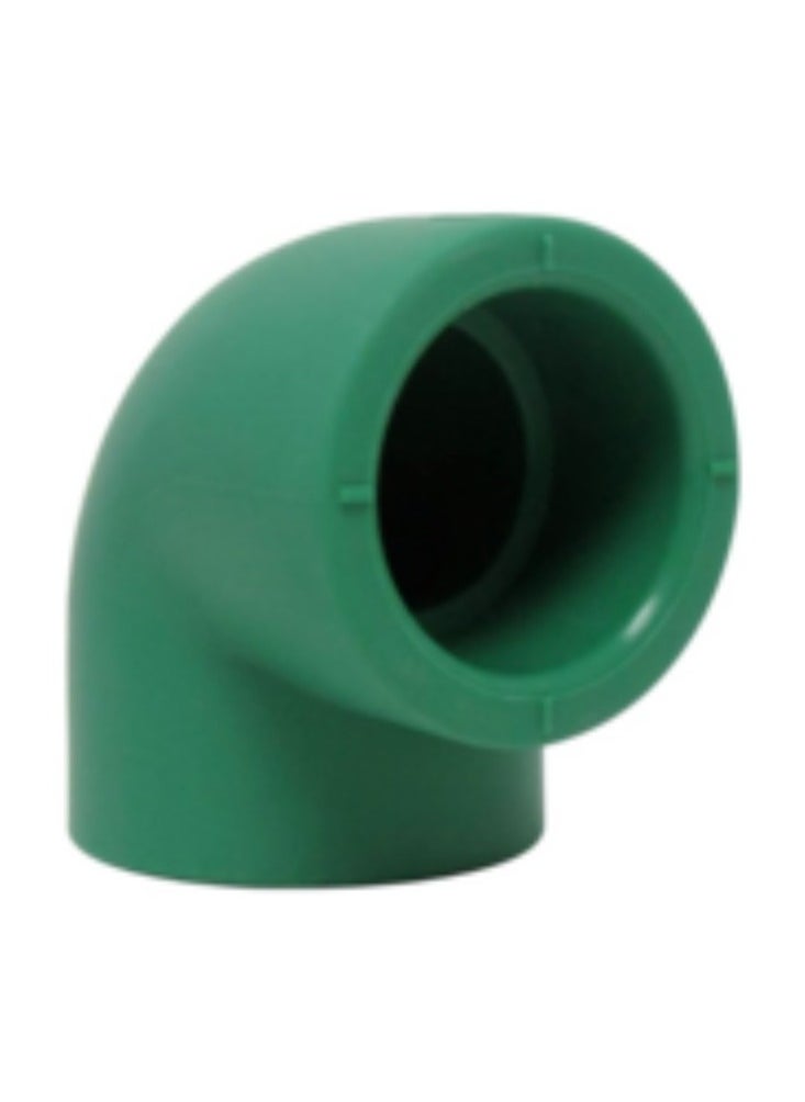 KNP KNP Elbow PPR Pipe Fitting (110MM) is designed to connect and redirect 110MM PPR pipes at a 90-degree angle.  - Image 3