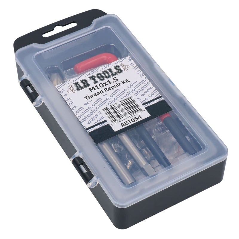 AB Tools M10 x 1.5mm Thread Tap Repair Cutter kit helicoil 15pc Set Damaged Thread AN054 - Image 2
