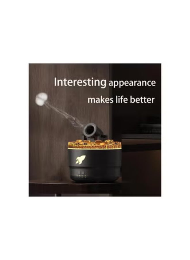 klarako Cannon Blast Aroma Humidifier, Cannon Humidifier, Cannon Blast Humidifier, The Cannon Humidifier, Cannon Blast Turret Humidifier Silent Diffuser, for Home, Badroom, Office (Black) - Image 4