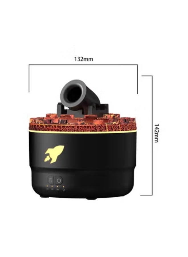 klarako Cannon Blast Aroma Humidifier, Cannon Humidifier, Cannon Blast Humidifier, The Cannon Humidifier, Cannon Blast Turret Humidifier Silent Diffuser, for Home, Badroom, Office (Black) - Image 2