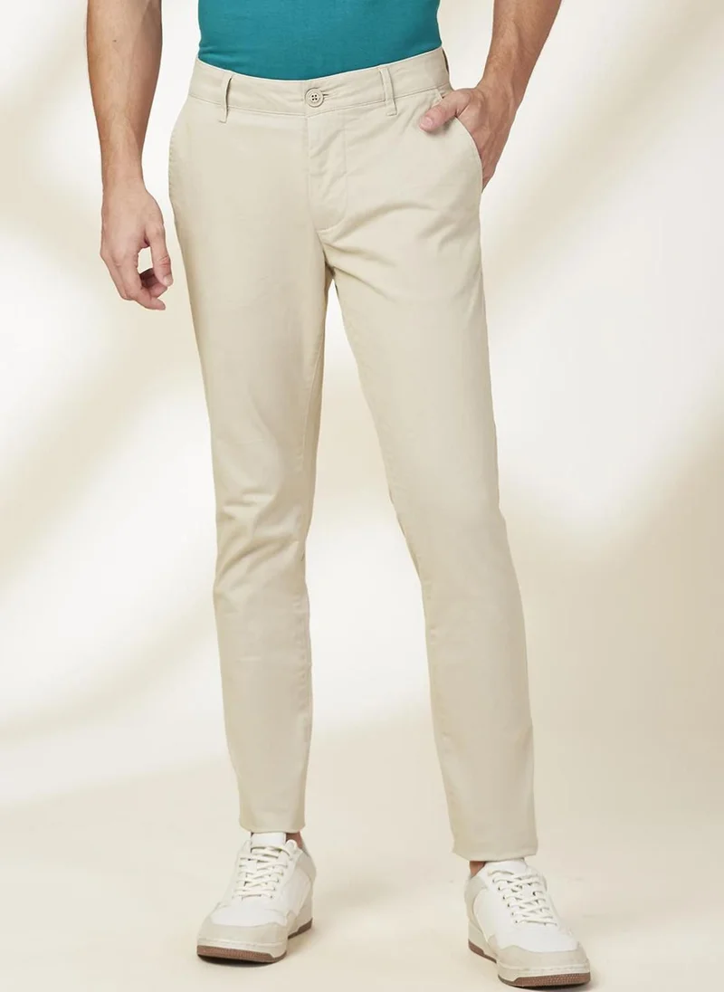 بيينغ هيومان Men Mid-Rise Slim Fit Regular Trouser