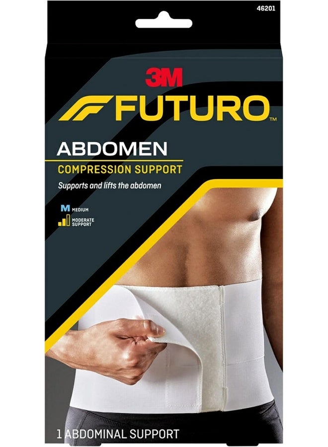 FUTURO Abdominal Compression Support Medium Size, 1 Unit/Pack Beige Color 46201Aer Supports And Lifts The Abdomen Moderate Support Abdominal Support - Image 1