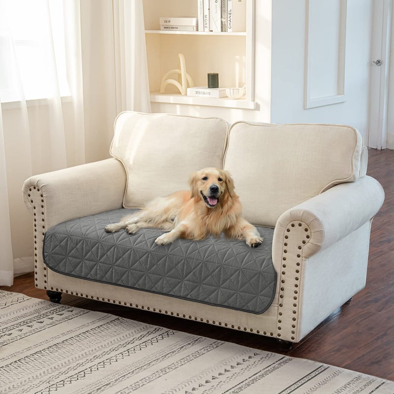 Ameritex Sofa Cover Waterproof for Seats Couch Cover for Dogs Pet Couch Cover Velvet for Chair Loveseat Sofa Machine Washable - Image 1