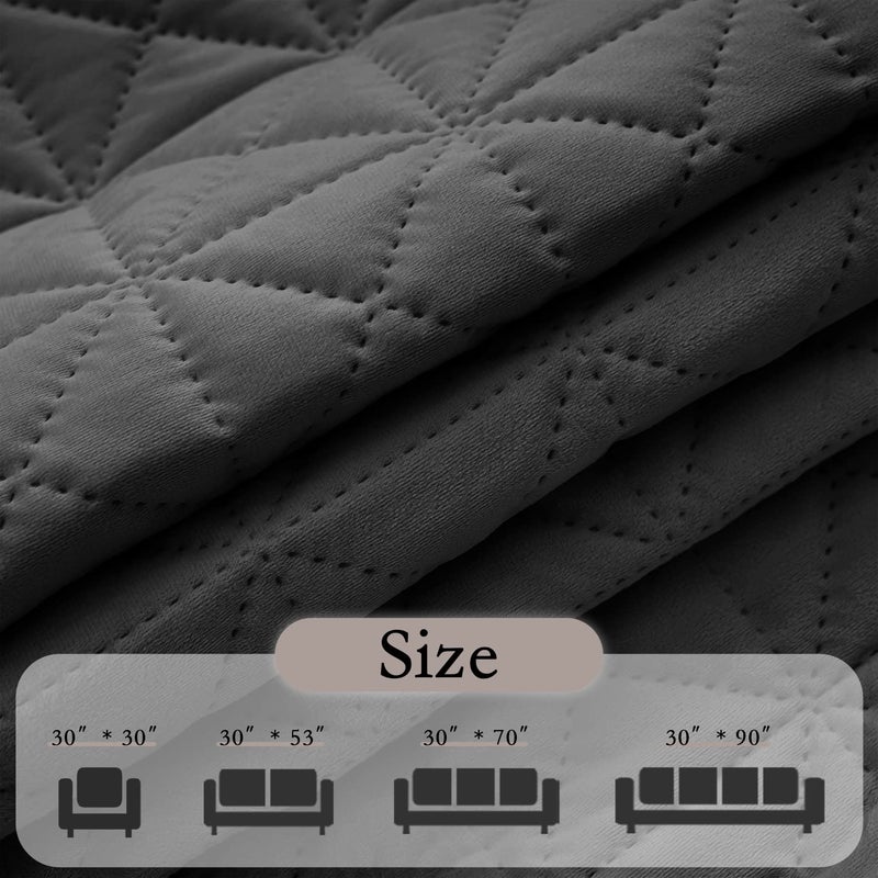 Ameritex Sofa Cover Waterproof for Seats Couch Cover for Dogs Pet Couch Cover Velvet for Chair Loveseat Sofa Machine Washable - Image 5