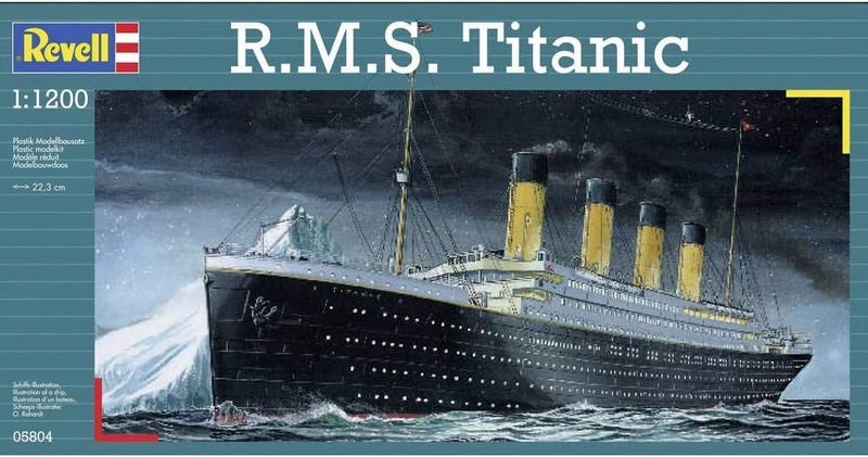 Revell RV05804 Model Kit Ship 1:1200 - R.M.S. Titanic, Detailed Plastic Model for Hobbyists - Image 4