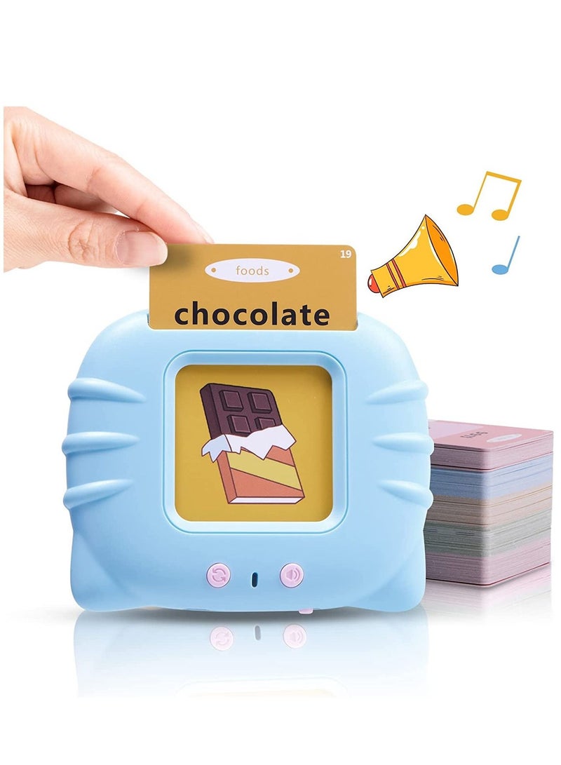 112 Cards Talking Flash for Toddlers 2-4 Years,Educational Toys 1 2 3 4 Year Old - Speech Therapy Learning Animals Shape Color, - Image 1