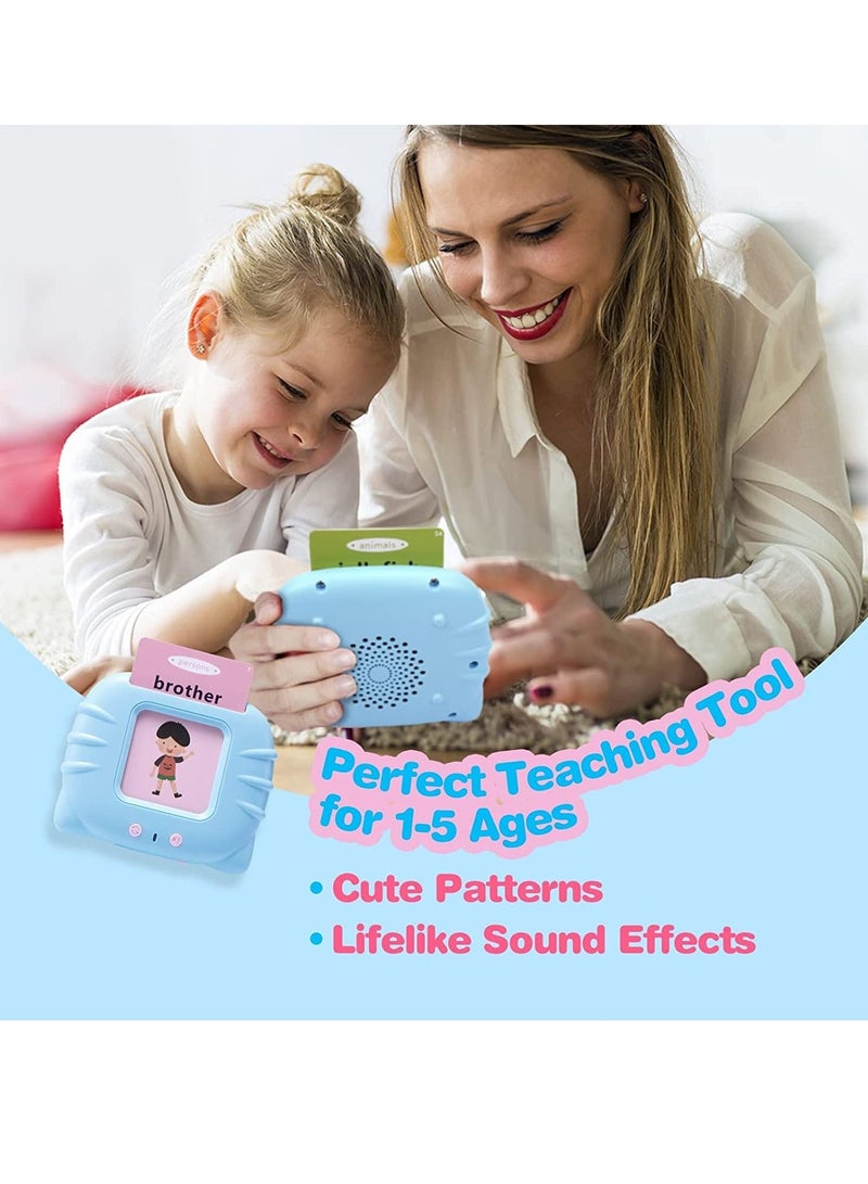112 Cards Talking Flash for Toddlers 2-4 Years,Educational Toys 1 2 3 4 Year Old - Speech Therapy Learning Animals Shape Color, - Image 4