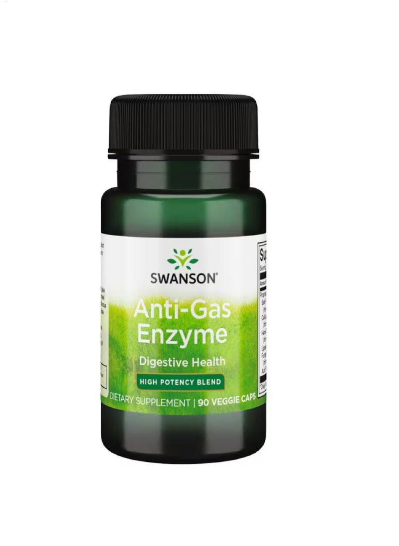 SWANSON Anti Gas Enzyme 90 Capsules 