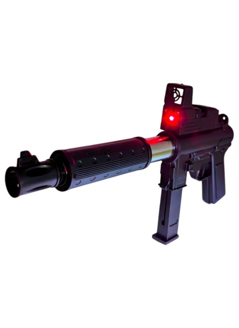 Lightweight Pistol Toy Gun For Kids With Bullets And Laser Light