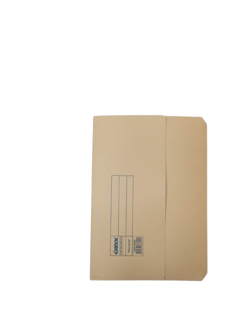 ORYX A4 Half Flap Rigid Card Document Wallets Assorted Colours - Pack of 10  - Image 4