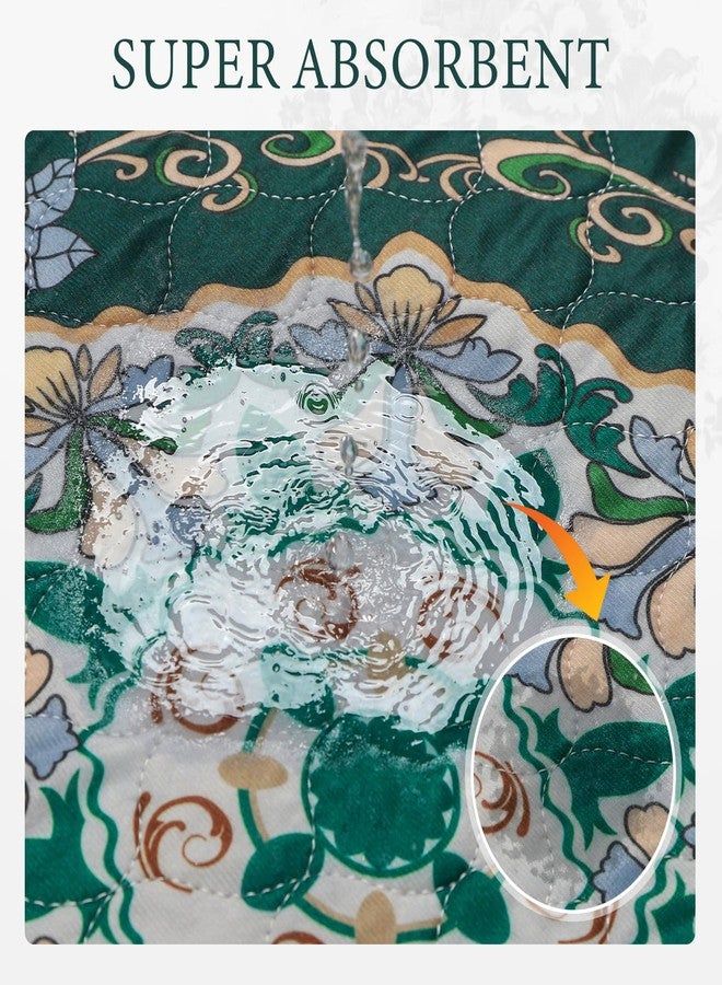 اتش او ام آي أم بي فوط تدريب الكلاب القابلة للغسل من هوميب، عبوتان، فوط قابلة لإعادة الاستخدام للجراء، مقاومة للماء، ماصة، مانعة للتسرب، فوط تدريب مانعة للانزلاق للجراء، حصيرة للحيوانات الأليفة للأرضيات، الأقفاص، الأرائك، أماكن الولادة، لون أخضر، 18 × 24 بوصة - Image 2