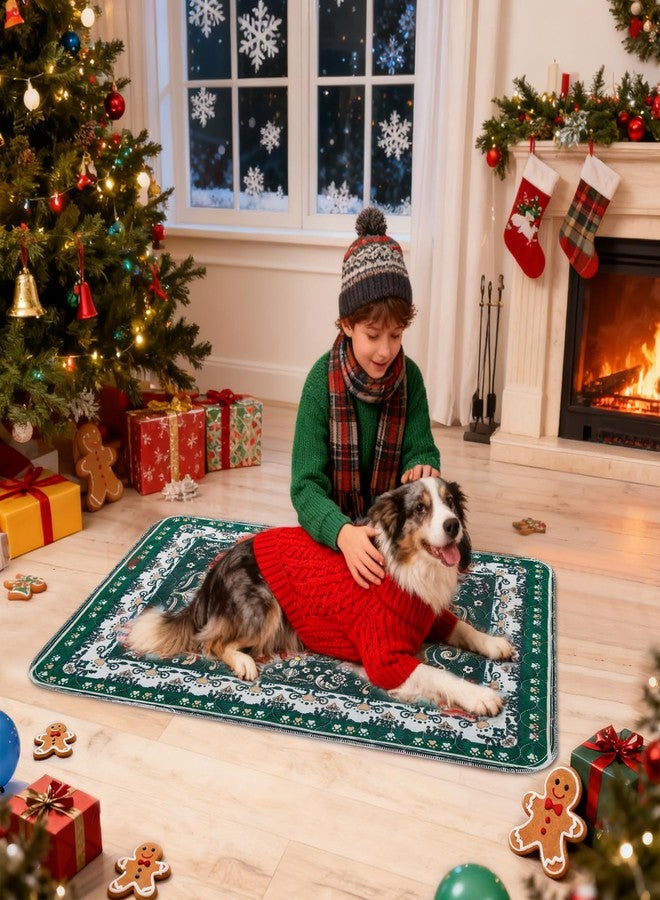 اتش او ام آي أم بي فوط تدريب الكلاب القابلة للغسل من هوميب، عبوتان، فوط قابلة لإعادة الاستخدام للجراء، مقاومة للماء، ماصة، مانعة للتسرب، فوط تدريب مانعة للانزلاق للجراء، حصيرة للحيوانات الأليفة للأرضيات، الأقفاص، الأرائك، أماكن الولادة، لون أخضر، 18 × 24 بوصة - Image 4