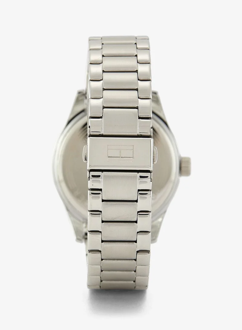 Tommy Hilfiger  3-Hand Mens Quartz Movement Watch With Silver Stainless Steel Bracelet - 1791817 for Men | Best Price UAE