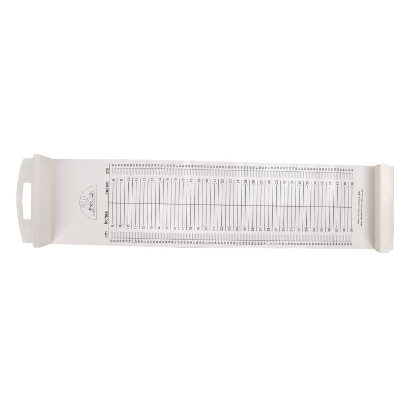 Foldable PVC Baby Height Ruler With Head and Foot Positioners - Accurate Measurement Washable Waterproof Growth Chart for Home Nursery - Image 2